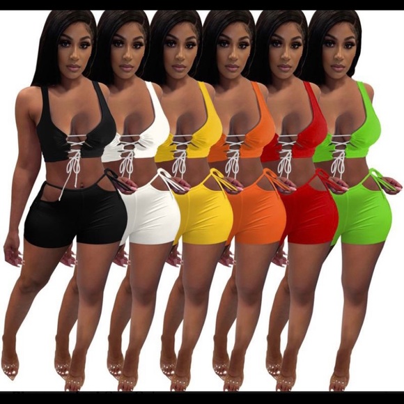 Hello Ladies I Have Crop Top Outfits All colors! - Picture 2 of 3